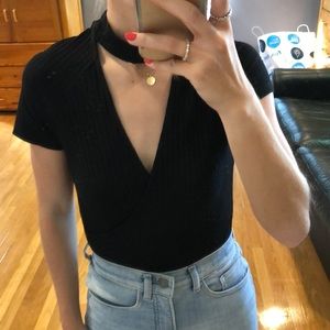 Rumor Boutique || Black Choker Bodysuit